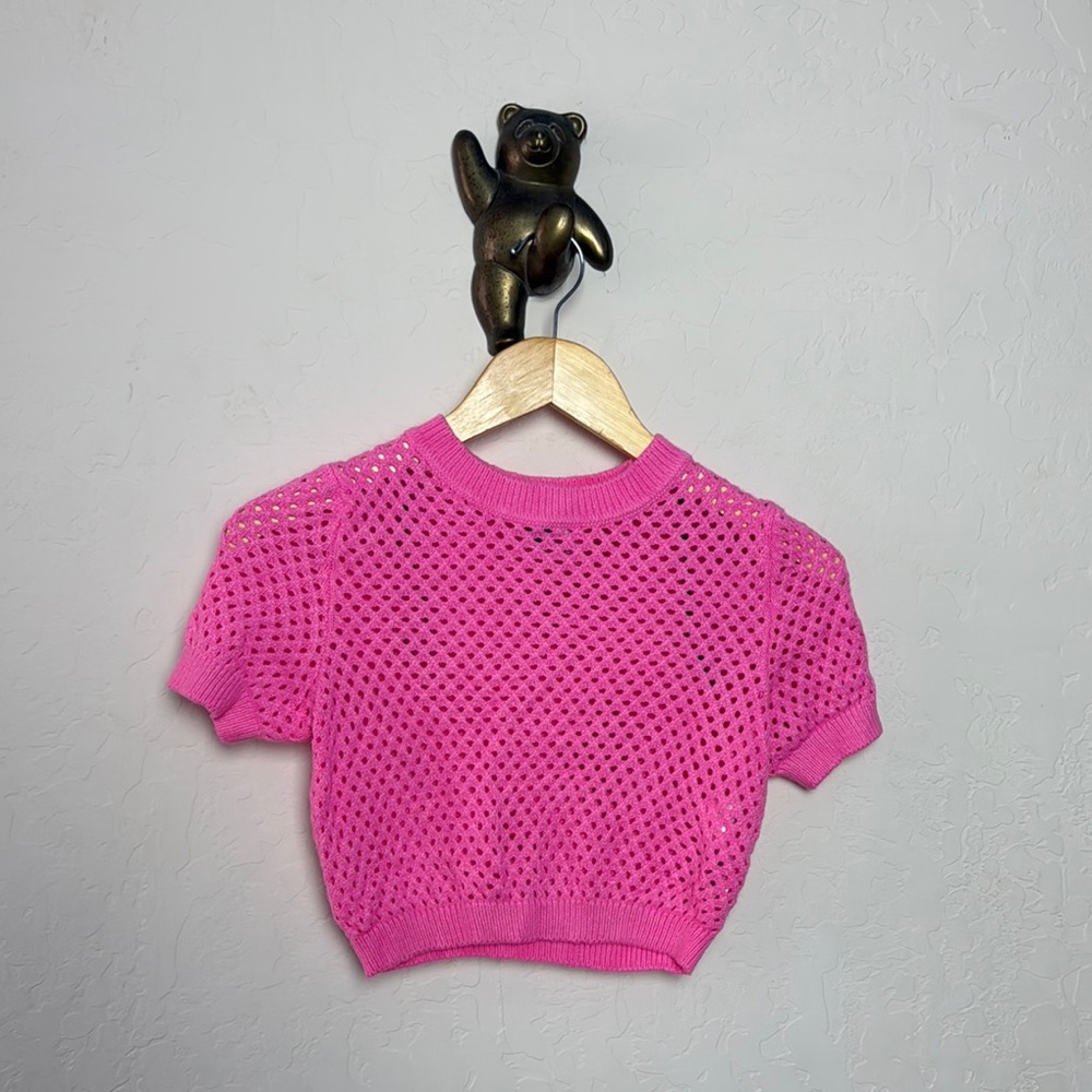 5 for $25 🌈 H&M knitted top pink women size xs